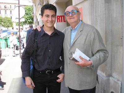 Thibaud Choplin et Jean-Pierre Coffe