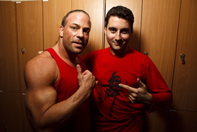 Rob Van Dam et Thibaud Choplin